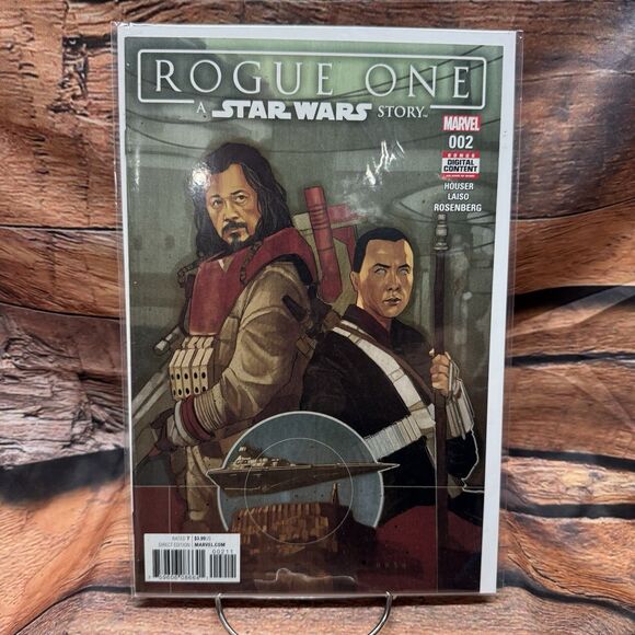 Star Wars Rogue One Adaptation #2 Marvel Comics 2017 Chirrut & Baze Noto Cover - Picture 1 of 1
